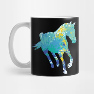 Cool horse horses colorful animal TShirt Mug